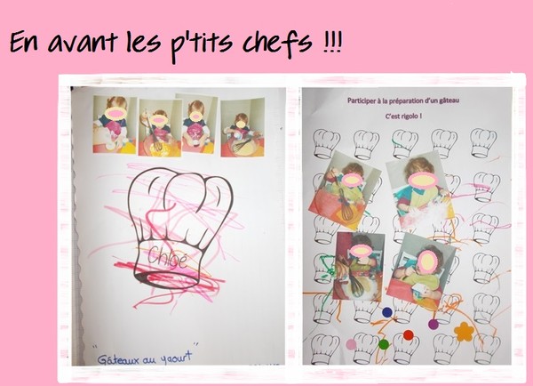 illustrer un atelier cuisine chez nounou