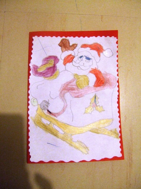 carte de noel de sacha